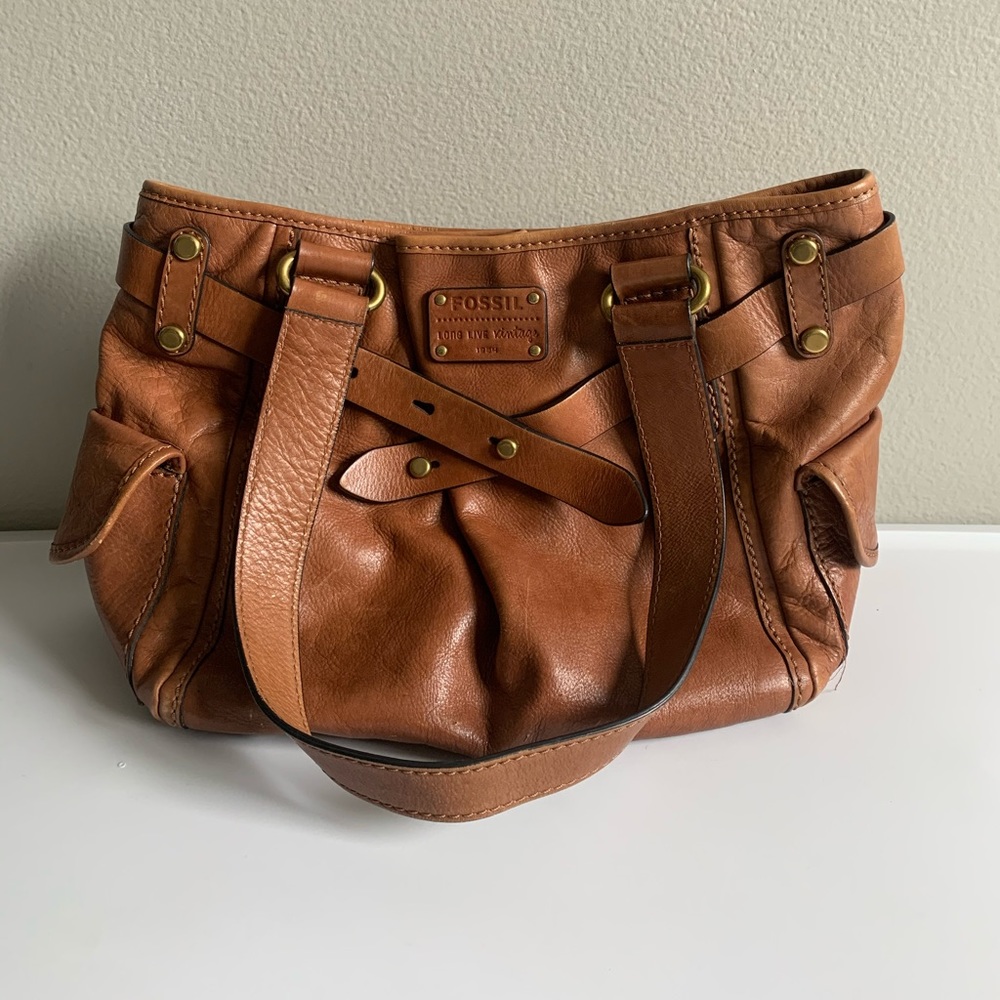 Leather Fossil bag